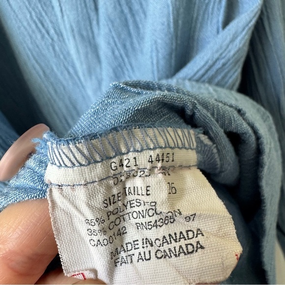 Vintage TanJay Textured Blue Blazer | Made in Canada 🇨🇦 - Picture 6 of 8